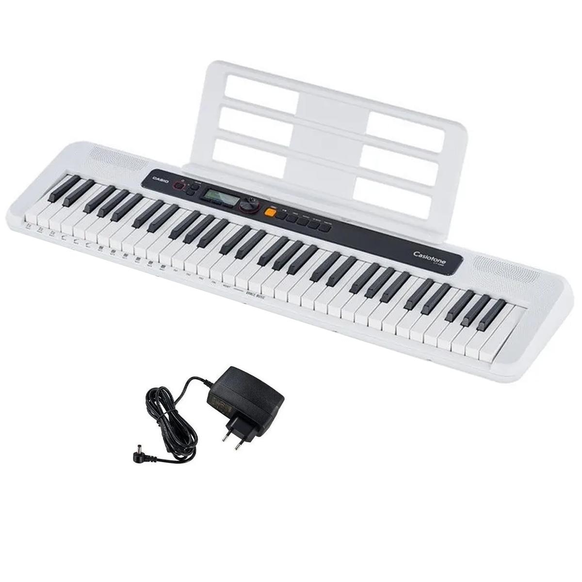 Teclado Musical Casio Casiotone CT S200 Branco na Loja Filadélfia