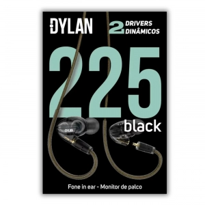 Fone de Ouvido Dylan in-Ear DE-225 Preto