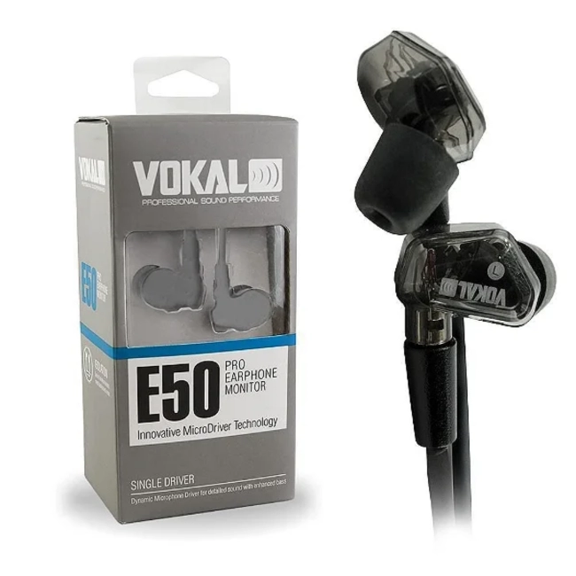 Fone De Ouvido E50 Pro In Ear Vokal