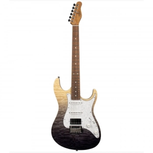 Guitarra Stella DW TBKF DF/PW - Transparent Black