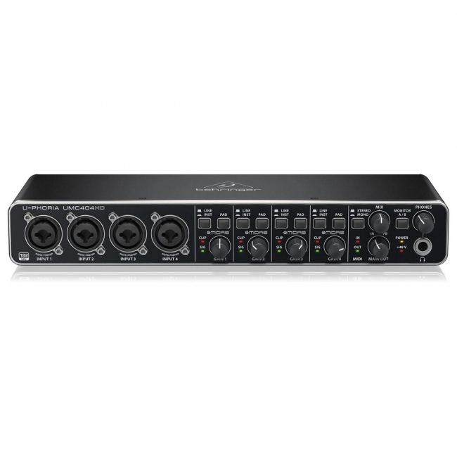 Interface de Audio Behringer U-Phoria UMC 404 HD