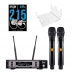 Kit Microfone Dylan D-9000S + Fone D-215 + Suporte Mic