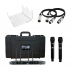 Kit Microfone Dylan D-9500S + Suporte Duplo + 2 Cabos XLR/XLR 1m