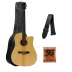 Kit Violão Sunset EQ Classic Series Folk de Aço Natural com Bag + Corda SG + Correia + Capa 