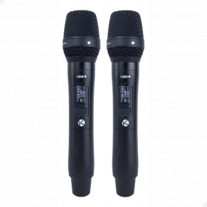 Microfone Sem Fio Kadosh K 622m Duplo Multi Frequência