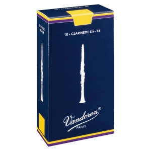 Palheta Clarinete Vandoren Tradicional 1,5 Caixa (10)