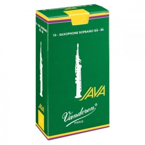 Palheta Sax Soprano Vandoren Java n° 3 - Caixa (10)