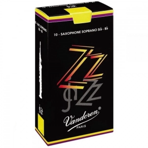 Palheta Sax Soprano Vandoren Jazz ZZ n° 2,5 - Caixa (10)