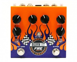 Pedal de Overdrive Fire Burn It Edu Ardanuy