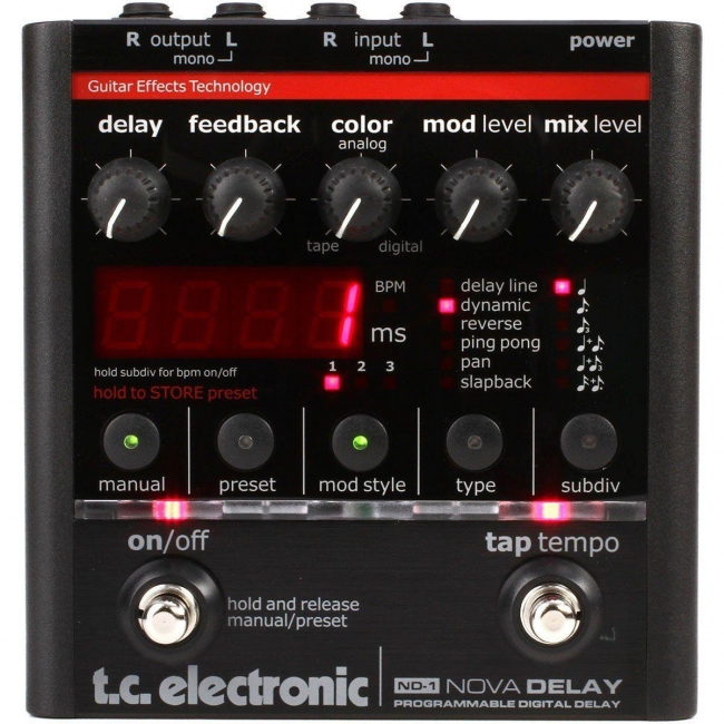 Pedal Guitarra Tc Eletronic Delay ND 1