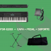 Kit Teclado Psr-E283   capa   Pedal   Suporte