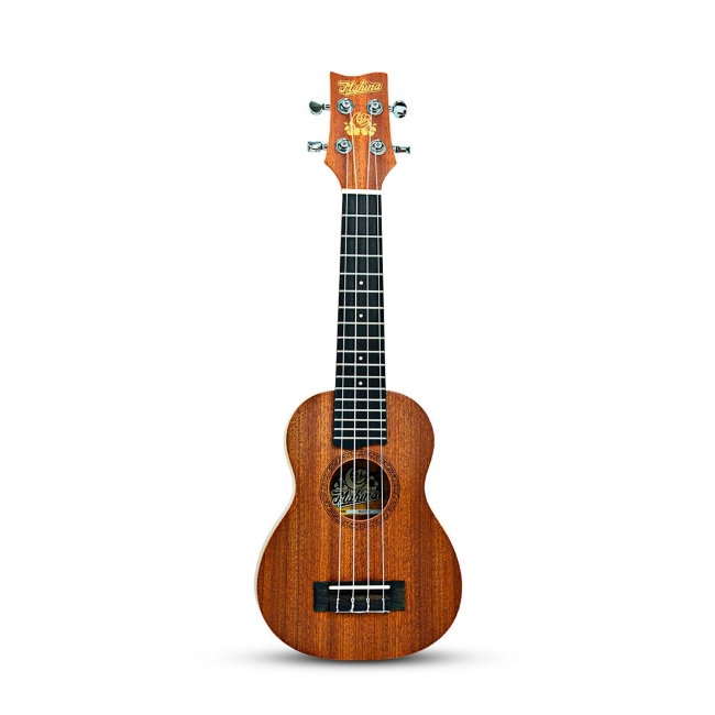 UKULELE ACÚSTICO SOPRANO MAHINA MA21-K SAPELE  FOSCO NATURAL