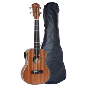 Ukulele Elétrico Concert Seizi Maui Plus Sapele c/ Bag