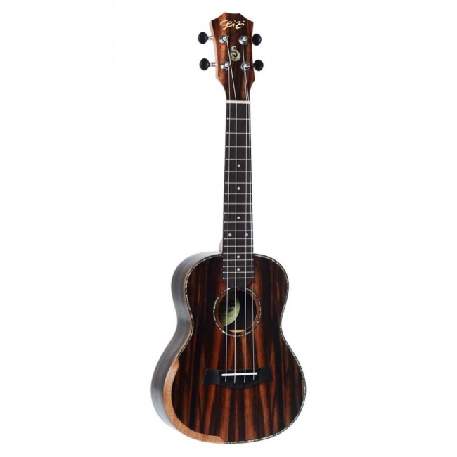 Ukulele Seizi Concert Acústico Bora-Bora Plus Ebony Bag