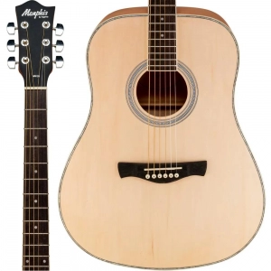 Violão Folk Eletroacústico Memphis Mw20 Eq Ns Natural Satin