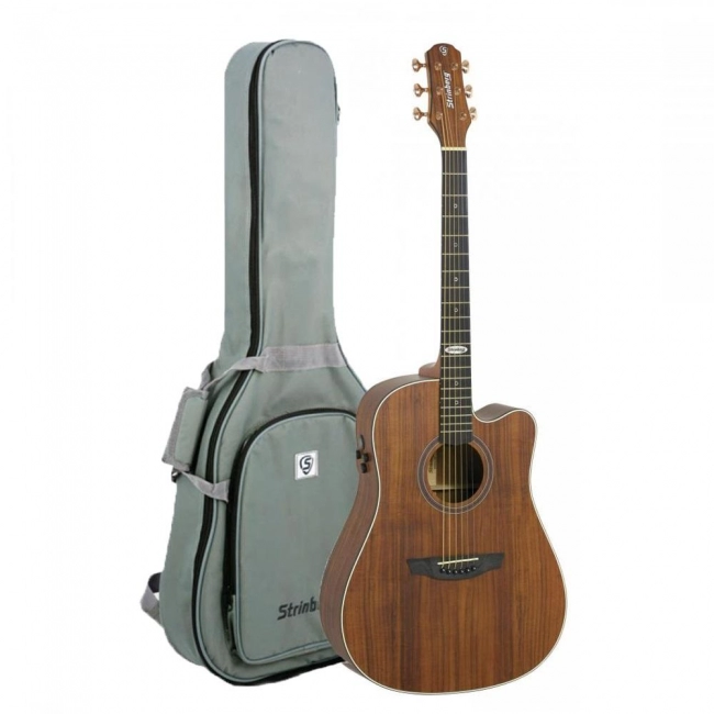 Violão Strinberg Sd300c KS KOA Folk Aço