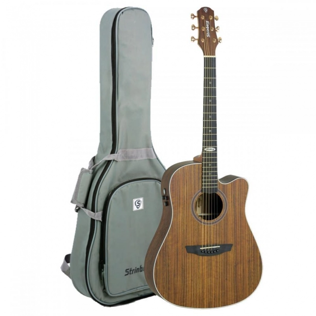 Violão Strinberg Sd300c WS WALNUT Folk Aço